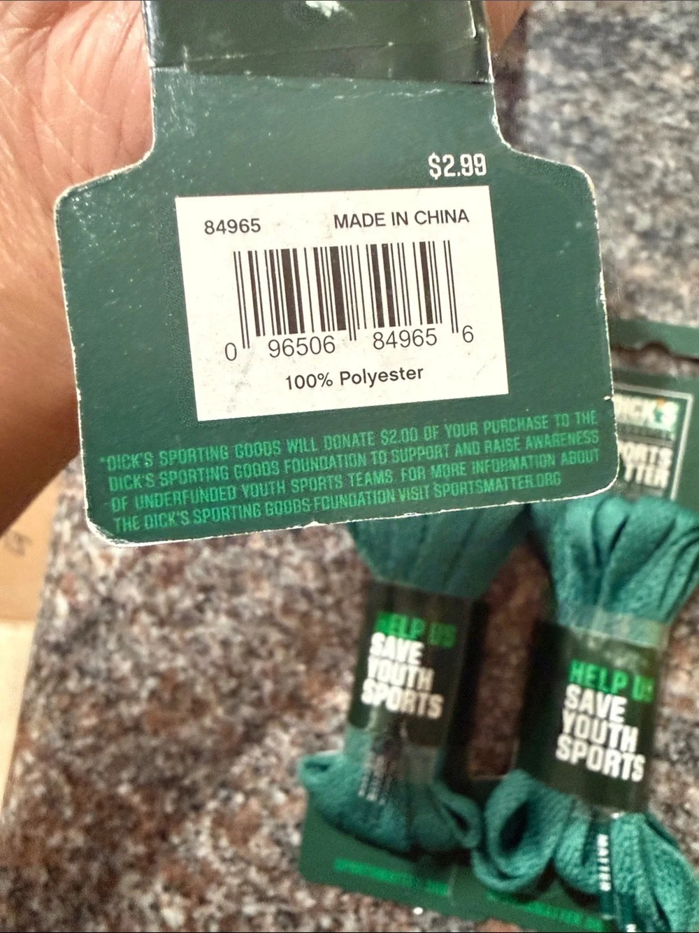 Dick's Foundation Green Athletic Shoelaces - 3 Pack Flat